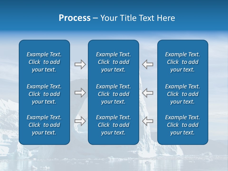 Natural Bridge Ocean PowerPoint Template