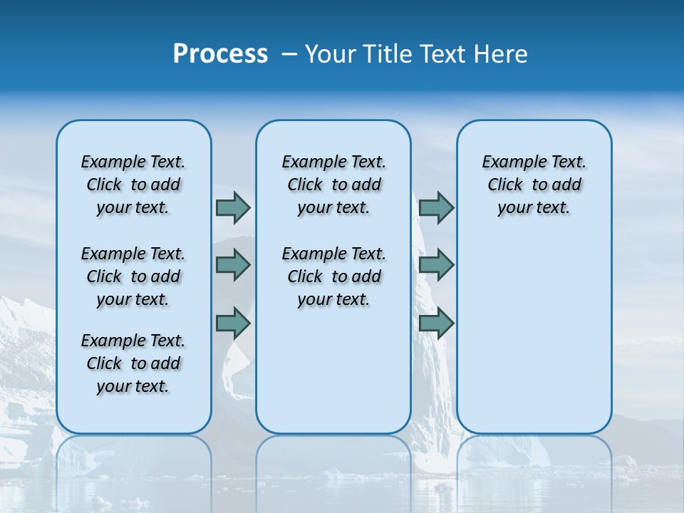 Natural Bridge Ocean PowerPoint Template