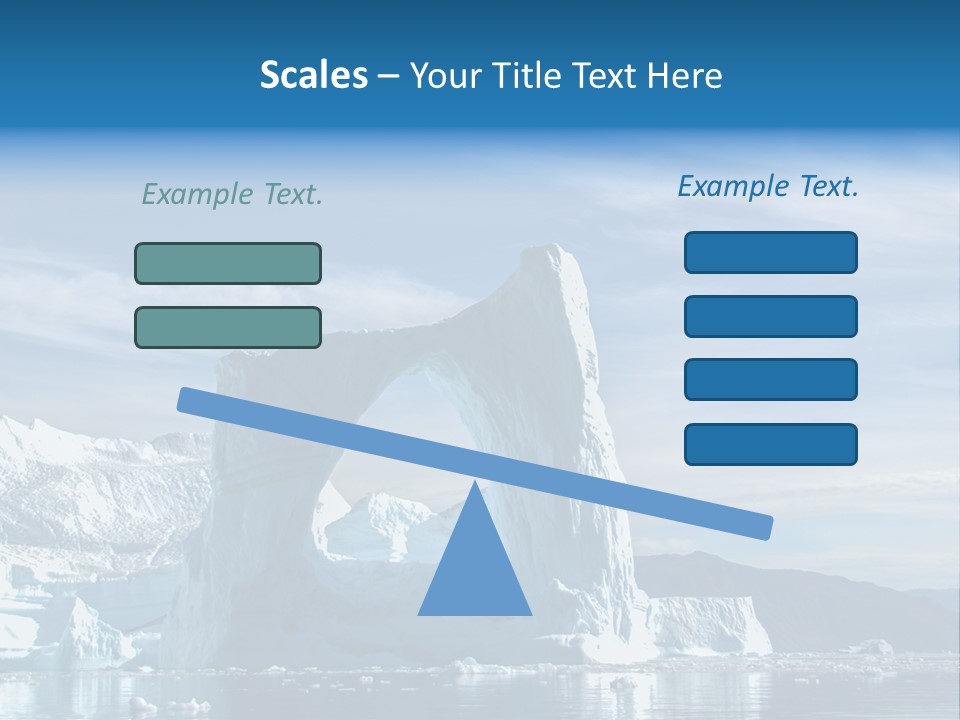 Natural Bridge Ocean PowerPoint Template
