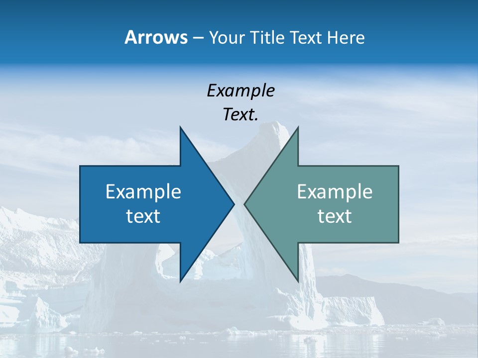 Natural Bridge Ocean PowerPoint Template