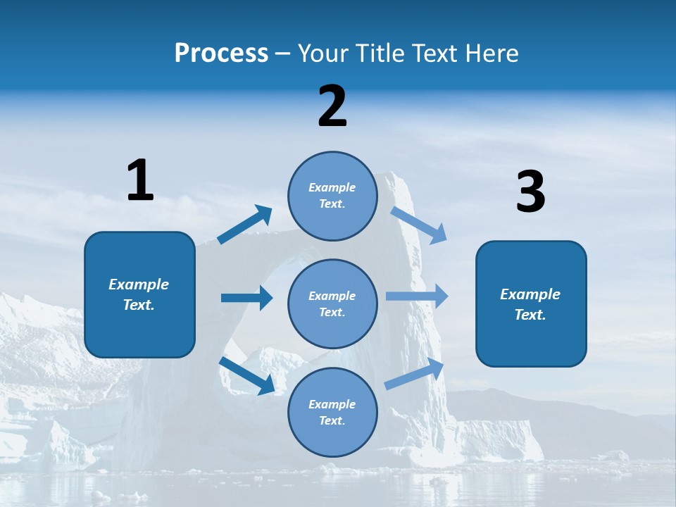 Natural Bridge Ocean PowerPoint Template
