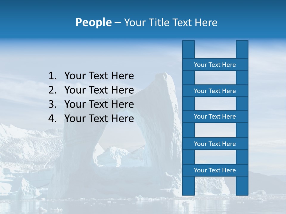 Natural Bridge Ocean PowerPoint Template
