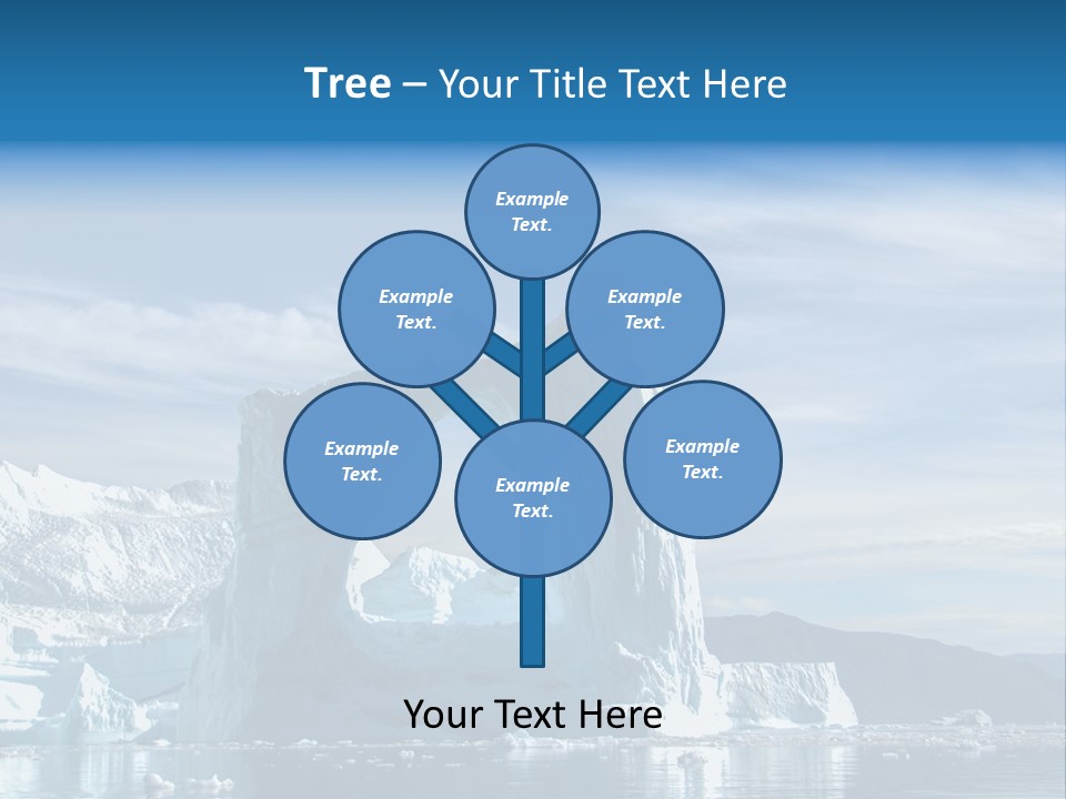 Natural Bridge Ocean PowerPoint Template