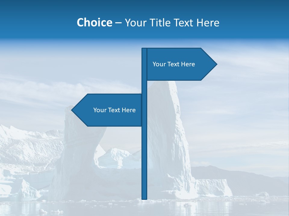 Natural Bridge Ocean PowerPoint Template