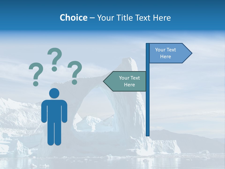 Natural Bridge Ocean PowerPoint Template