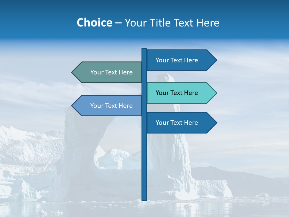 Natural Bridge Ocean PowerPoint Template