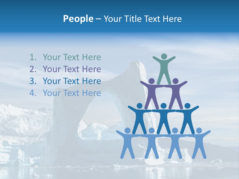 Natural Bridge Ocean PowerPoint Template