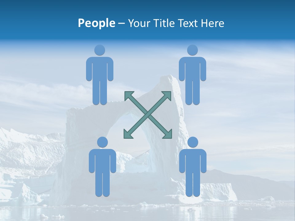 Natural Bridge Ocean PowerPoint Template