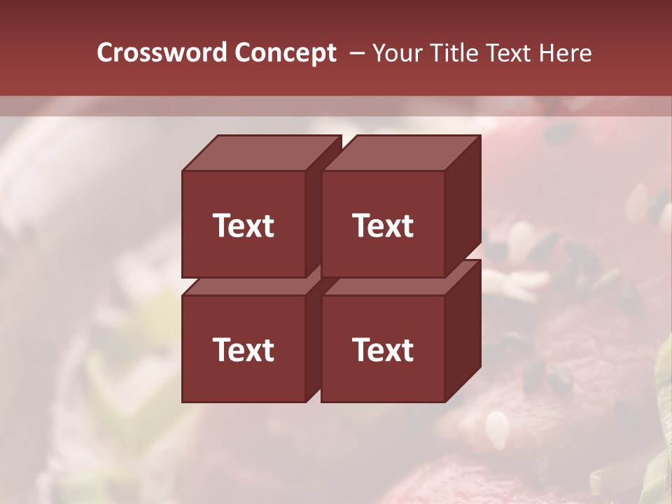Fillet Course Grain PowerPoint Template