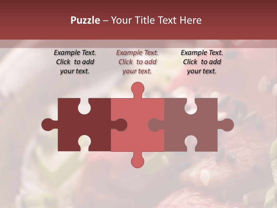 Fillet Course Grain PowerPoint Template