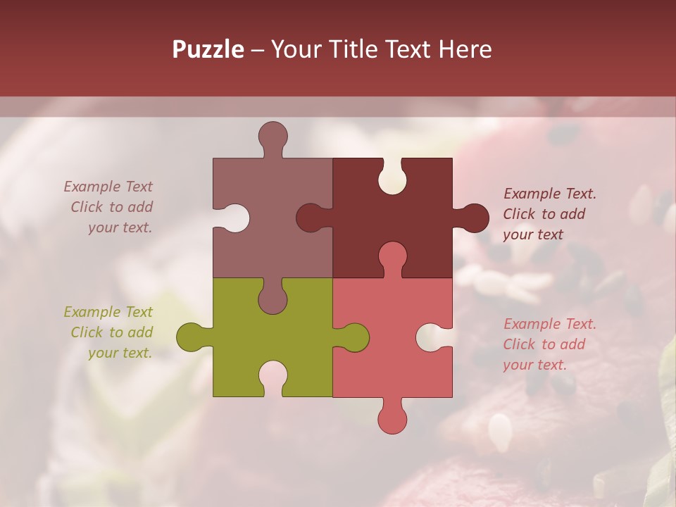 Fillet Course Grain PowerPoint Template