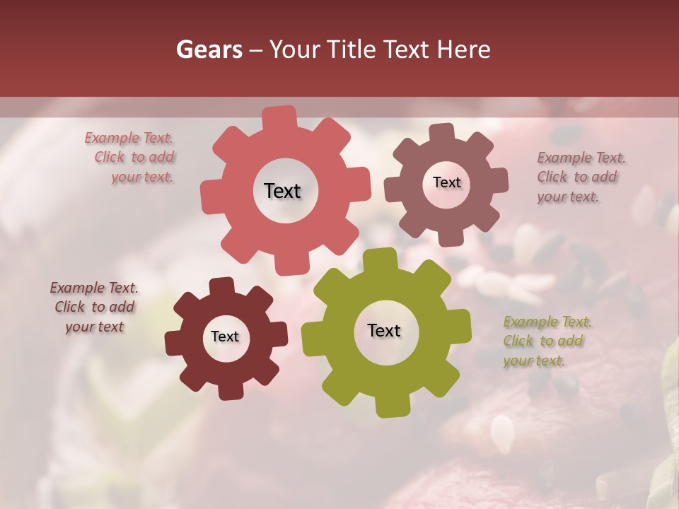 Fillet Course Grain PowerPoint Template