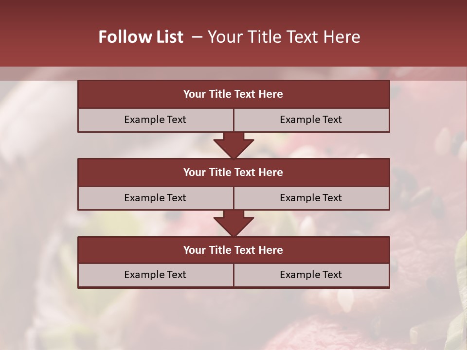 Fillet Course Grain PowerPoint Template