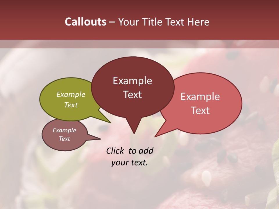 Fillet Course Grain PowerPoint Template