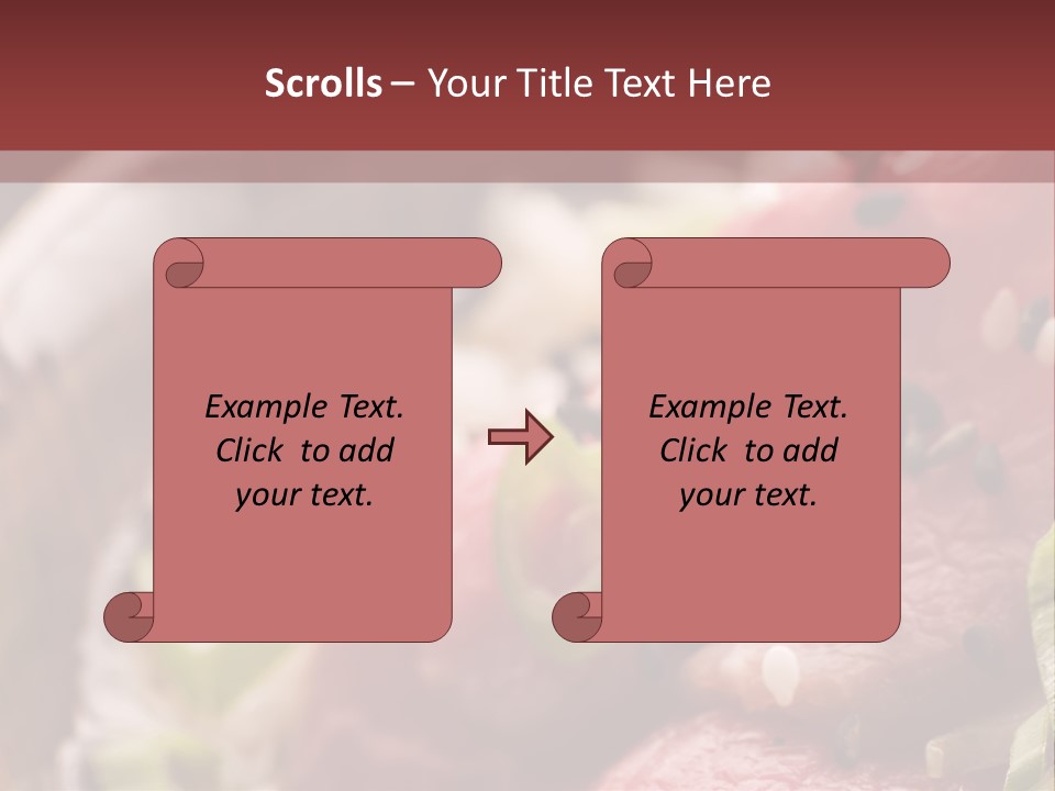 Fillet Course Grain PowerPoint Template