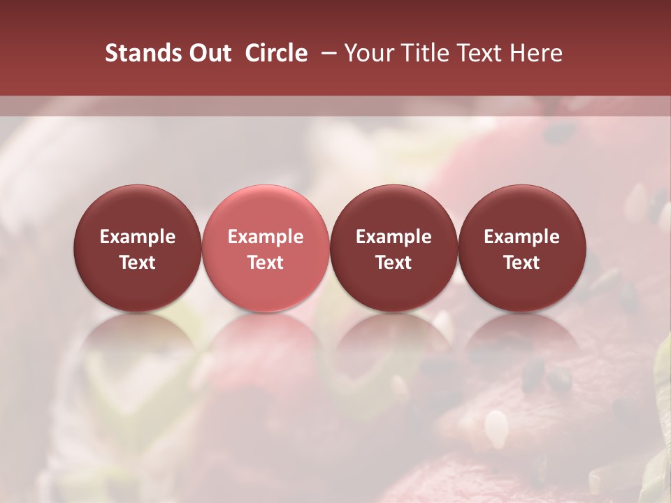 Fillet Course Grain PowerPoint Template