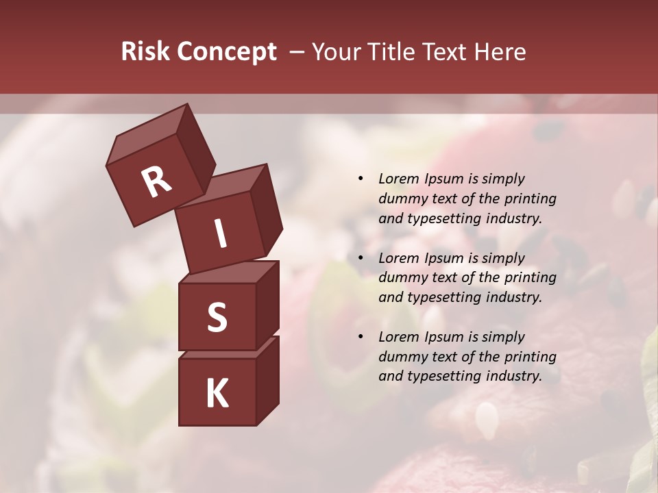 Fillet Course Grain PowerPoint Template