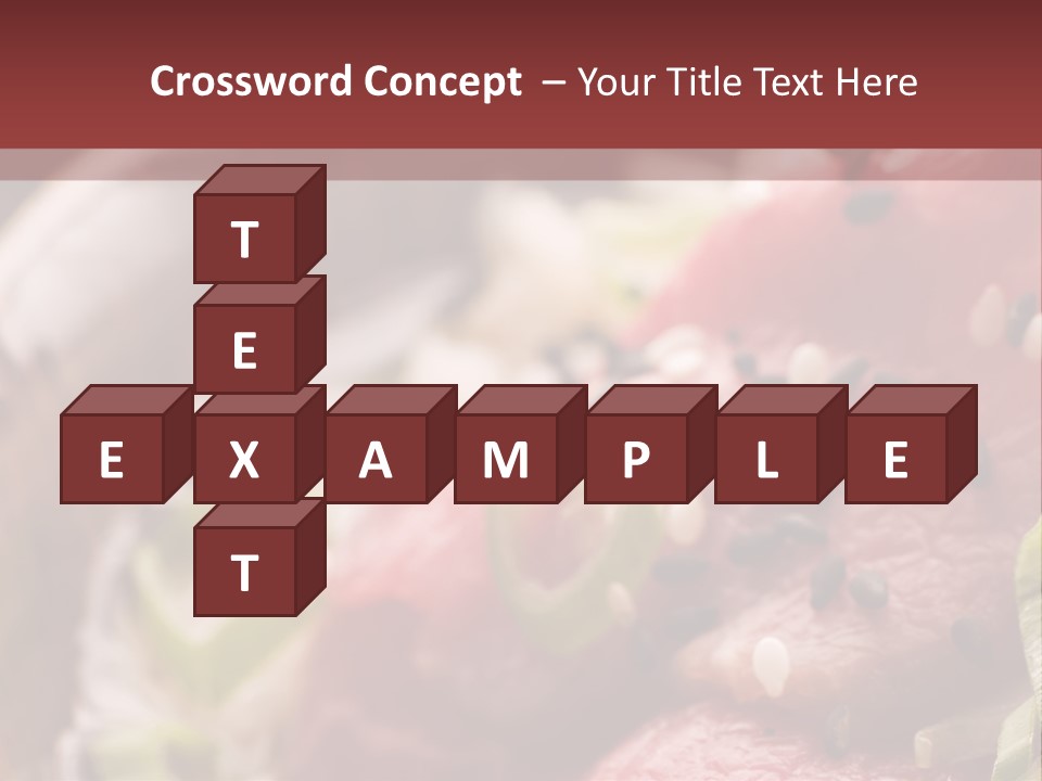 Fillet Course Grain PowerPoint Template