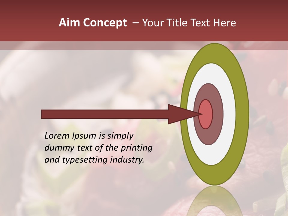 Fillet Course Grain PowerPoint Template
