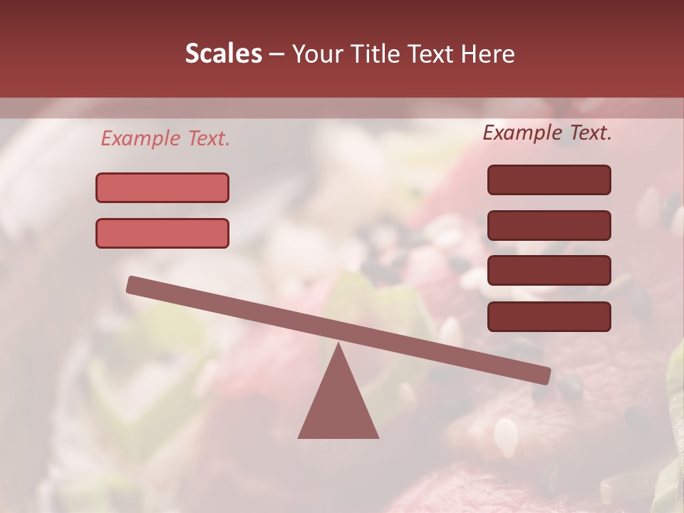 Fillet Course Grain PowerPoint Template