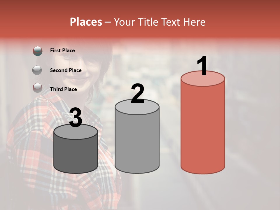 Hipster Expression Smiling PowerPoint Template