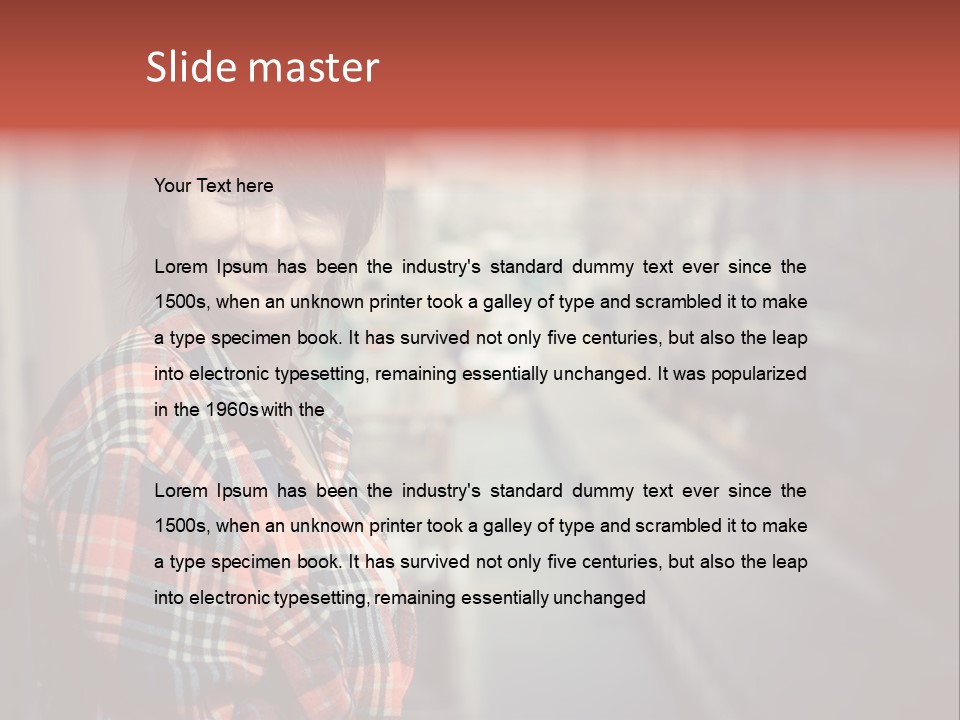 Hipster Expression Smiling PowerPoint Template