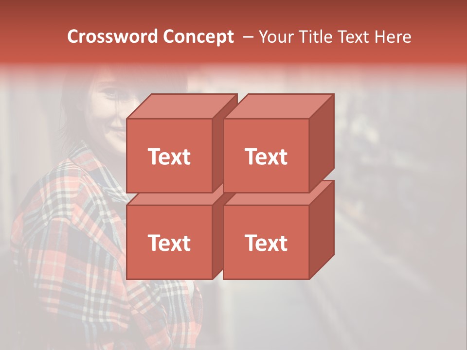 Hipster Expression Smiling PowerPoint Template