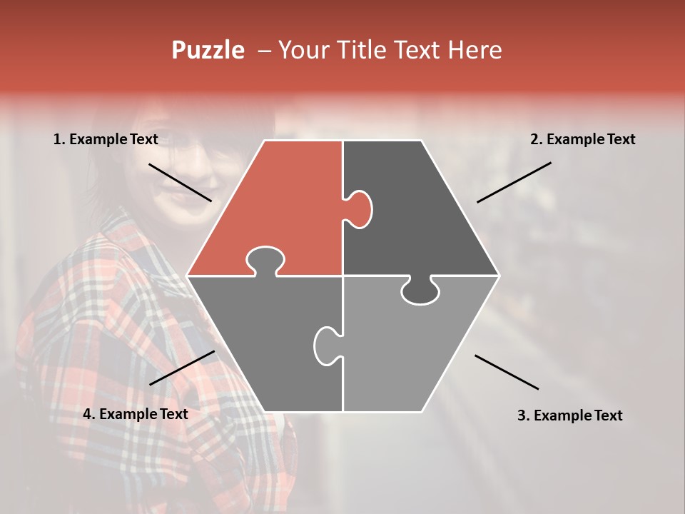 Hipster Expression Smiling PowerPoint Template