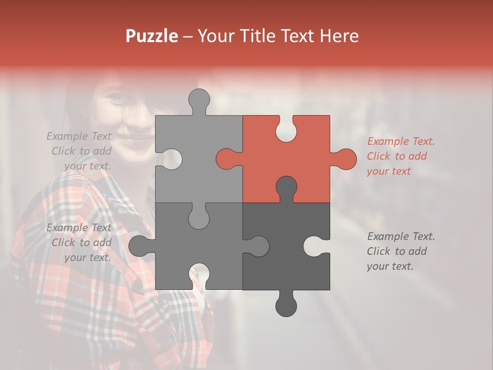 Hipster Expression Smiling PowerPoint Template