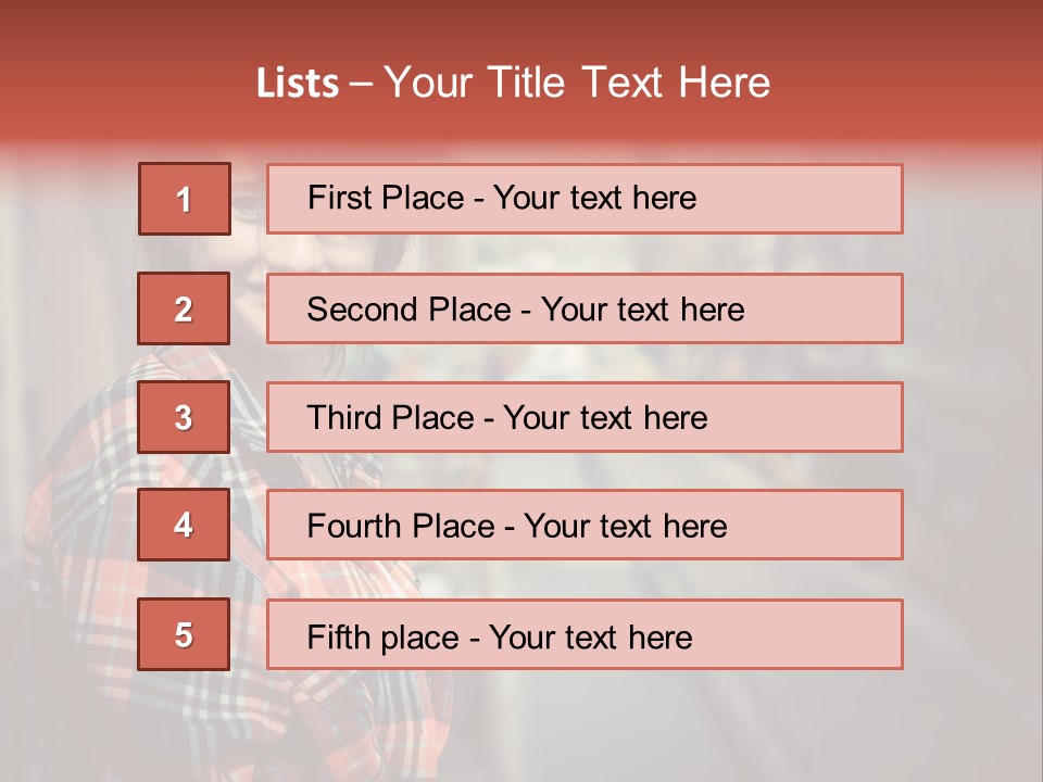 Hipster Expression Smiling PowerPoint Template
