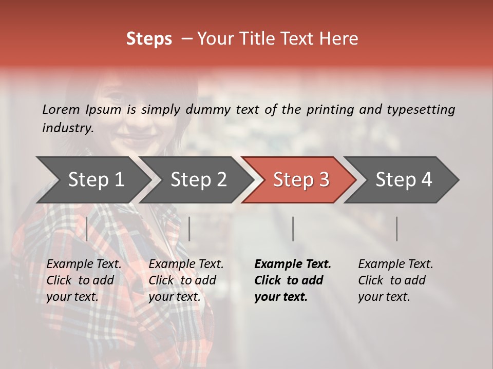 Hipster Expression Smiling PowerPoint Template