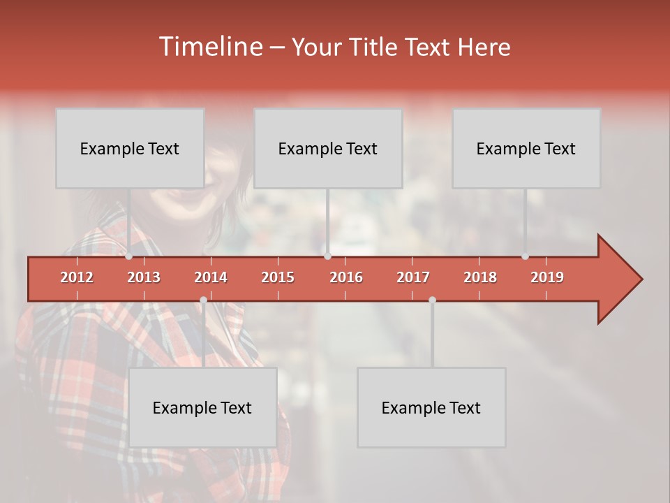 Hipster Expression Smiling PowerPoint Template