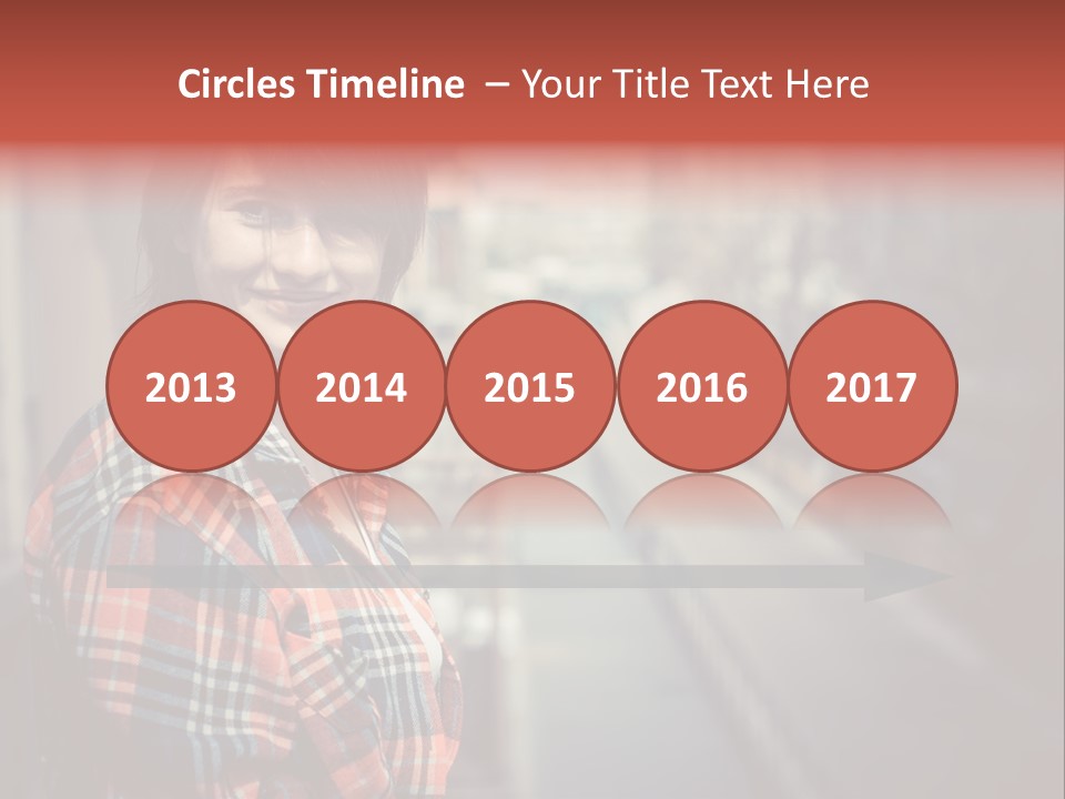 Hipster Expression Smiling PowerPoint Template