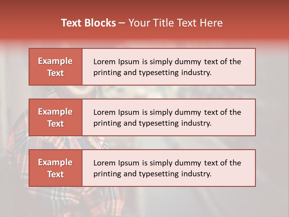 Hipster Expression Smiling PowerPoint Template