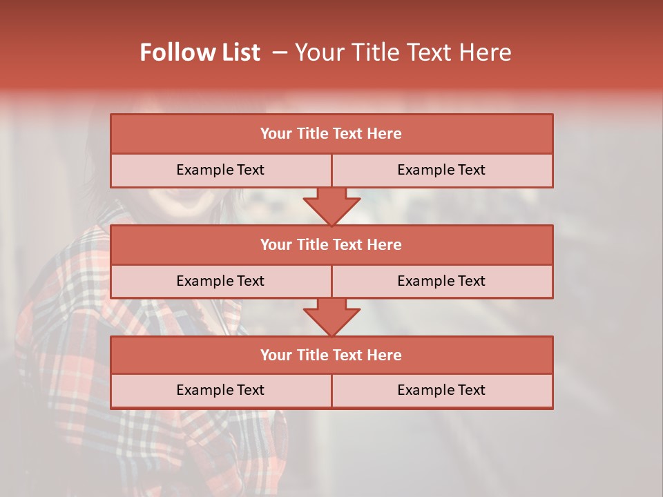 Hipster Expression Smiling PowerPoint Template