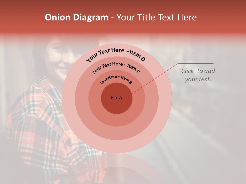 Hipster Expression Smiling PowerPoint Template