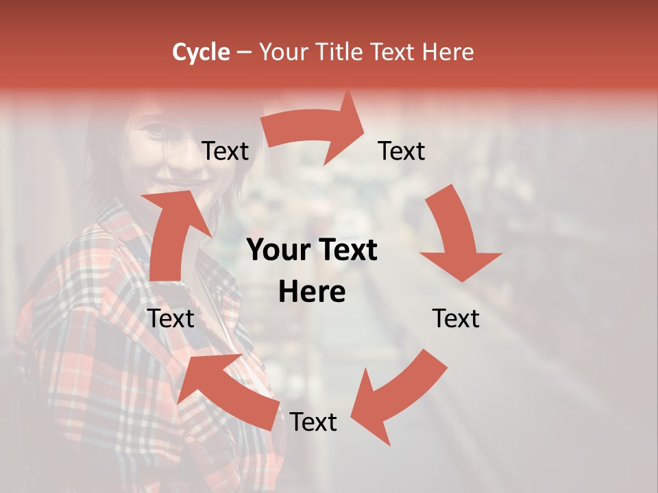 Hipster Expression Smiling PowerPoint Template