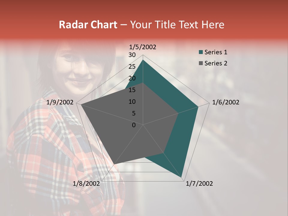 Hipster Expression Smiling PowerPoint Template