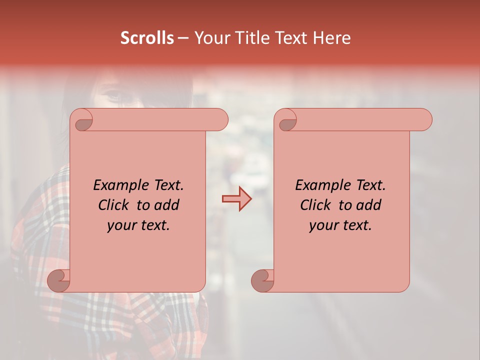 Hipster Expression Smiling PowerPoint Template