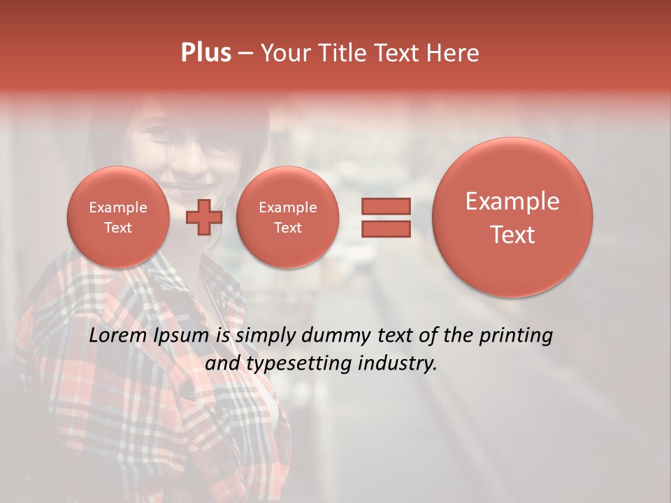 Hipster Expression Smiling PowerPoint Template