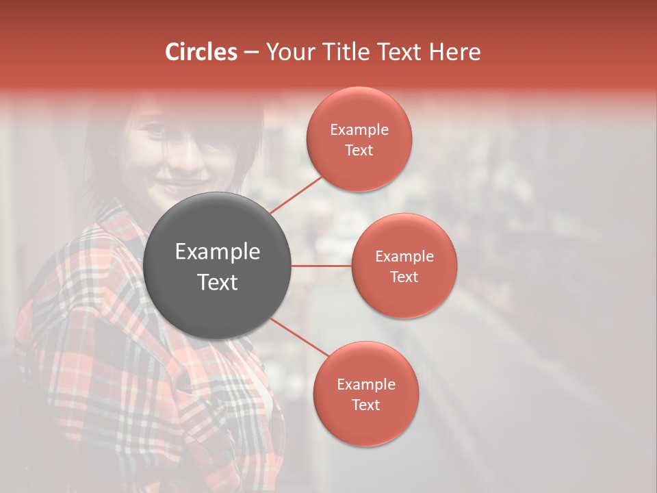 Hipster Expression Smiling PowerPoint Template