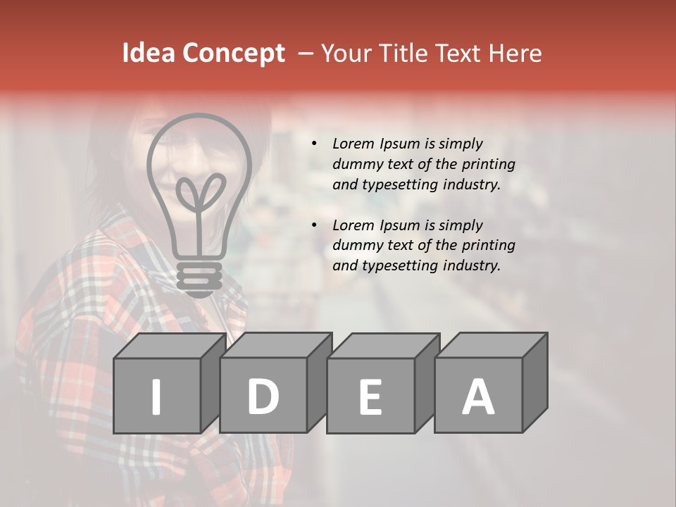 Hipster Expression Smiling PowerPoint Template