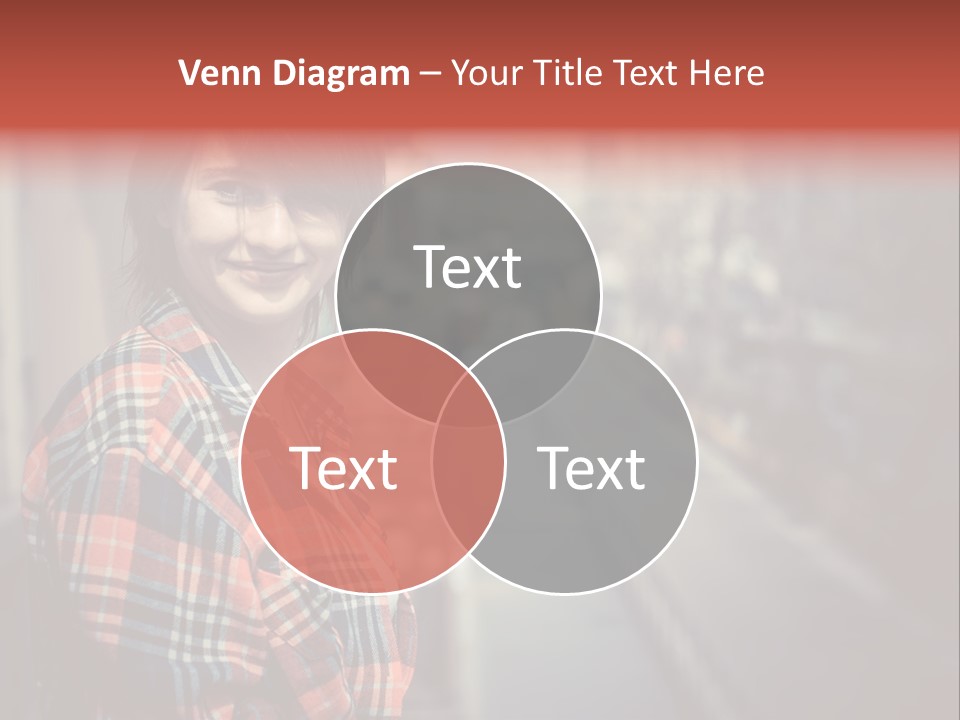 Hipster Expression Smiling PowerPoint Template