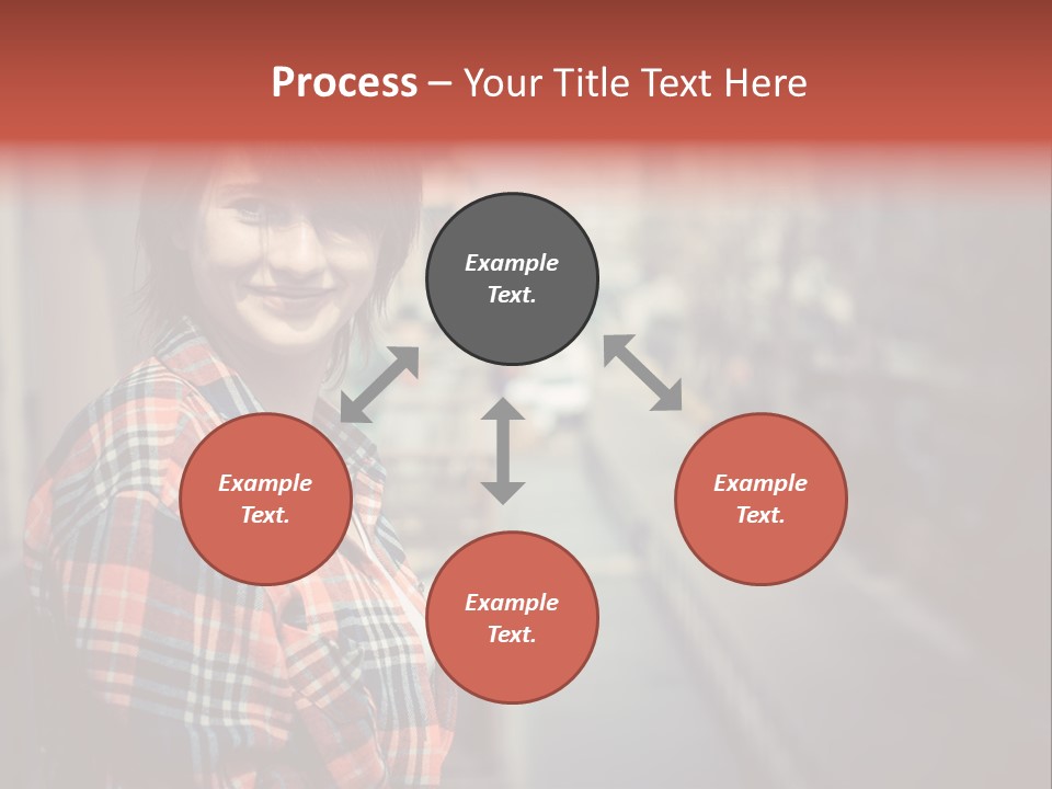 Hipster Expression Smiling PowerPoint Template