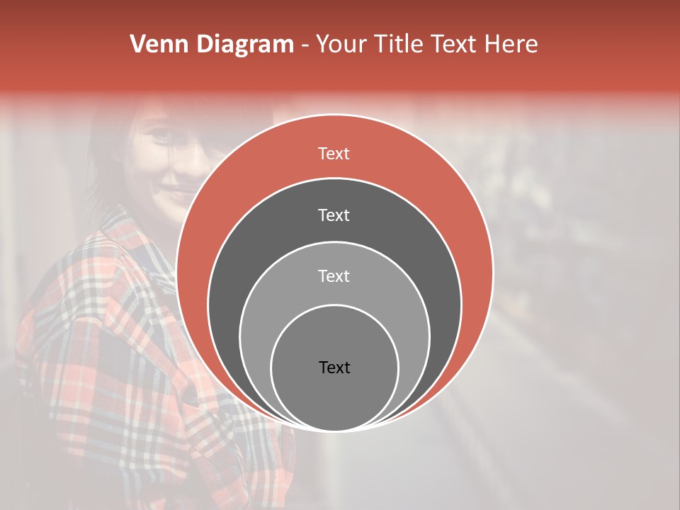 Hipster Expression Smiling PowerPoint Template