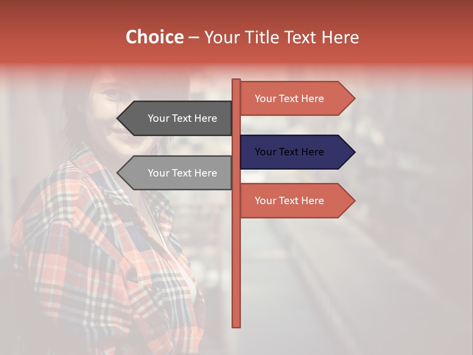 Hipster Expression Smiling PowerPoint Template
