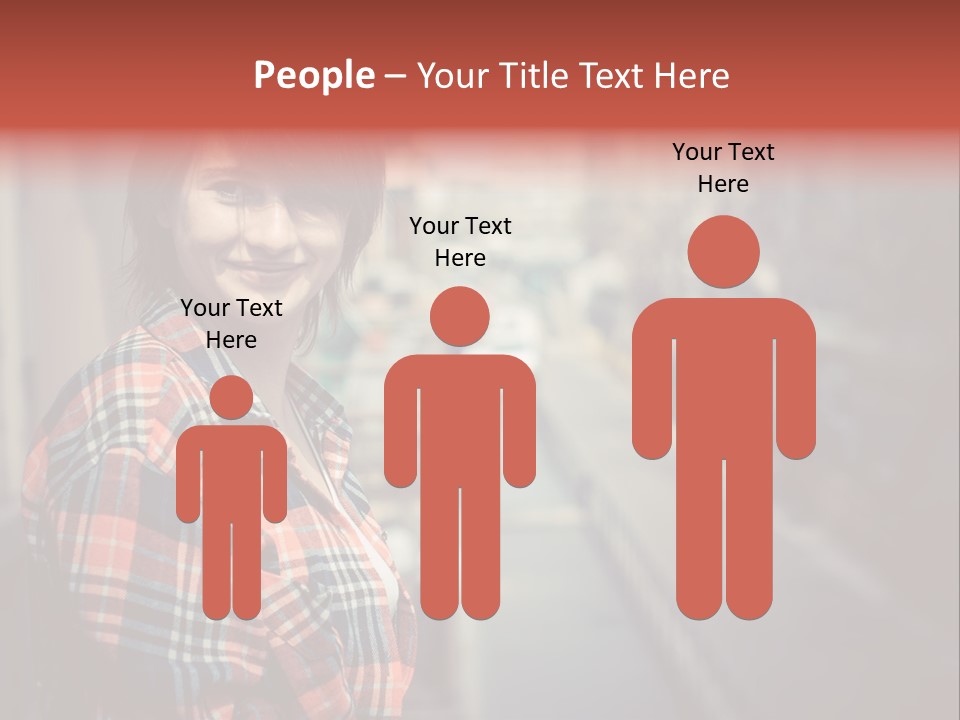 Hipster Expression Smiling PowerPoint Template