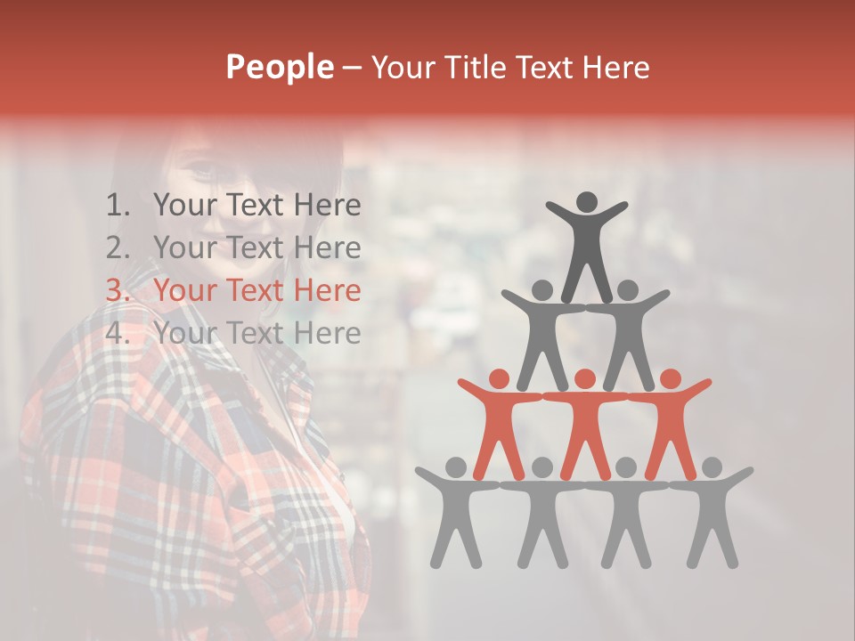 Hipster Expression Smiling PowerPoint Template