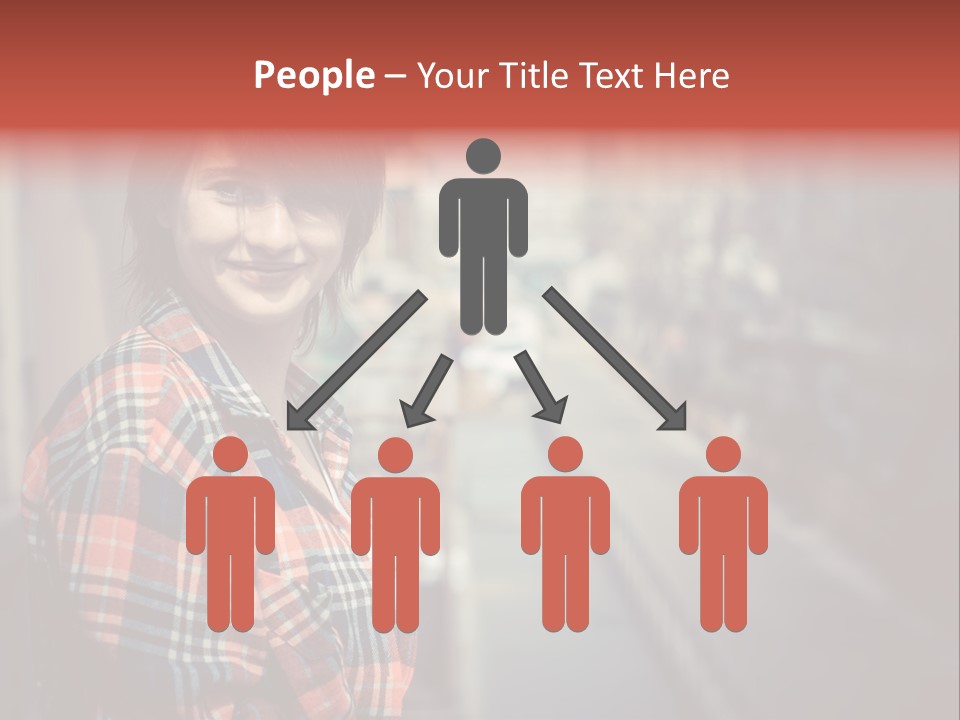 Hipster Expression Smiling PowerPoint Template