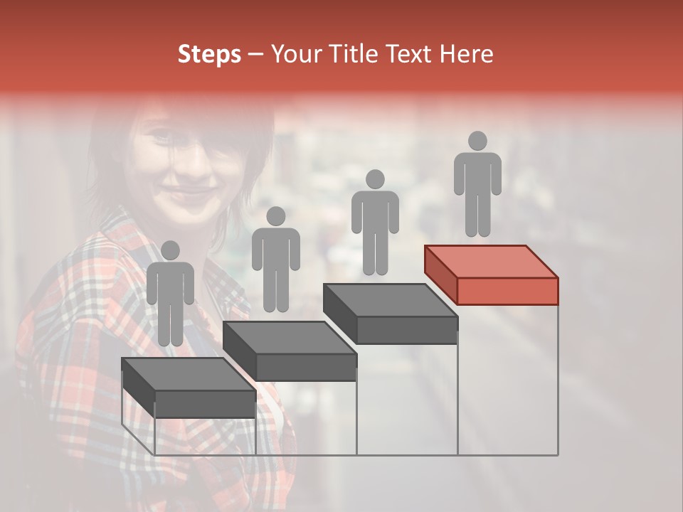 Hipster Expression Smiling PowerPoint Template